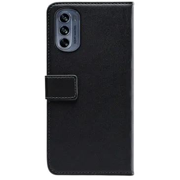 Mobilize Cuir Pu Book Coque Noir Motorola Moto G62 5G