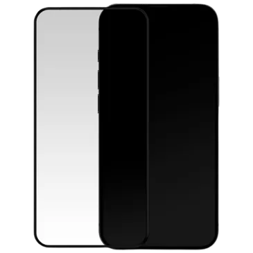 Mobilize Tempered Glass Black Frame Screen Protector Apple iPhone 13/13 Pro/14/16e/17e