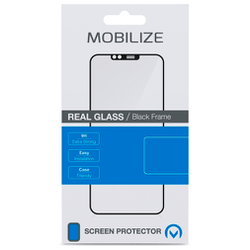 Mobilize Tempered Glass Edge to Edge Screenprotector Black Samsung Galaxy S22+