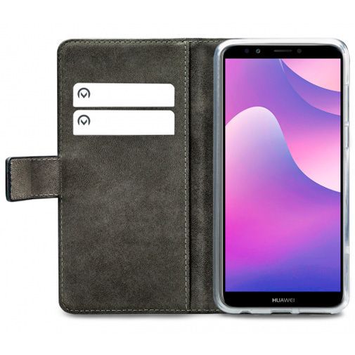 Mobilize Classic Gelly Wallet Book Case Black Huawei Y7 (2018)