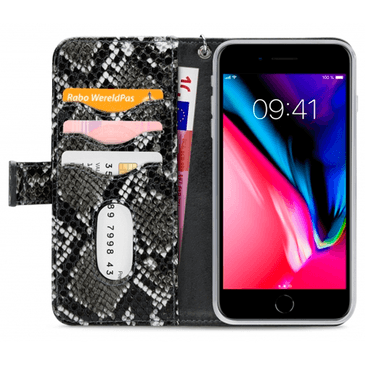 Mobilize 2-i-1 PU-leather Book Case Svart Apple iPhone 6 Plus/6S Plus/7 Plus/8 Plus