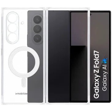 Mobilize PC Back Cover Transparent Magnetic Samsung Galaxy Z Fold 7