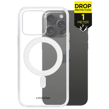 Mobilize PC Back Cover Transparent MagSafe Apple iPhone 15 Pro
