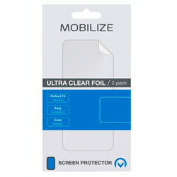 Mobilize Plastic Clear Screenprotector Motorola Moto G60s 2-pack