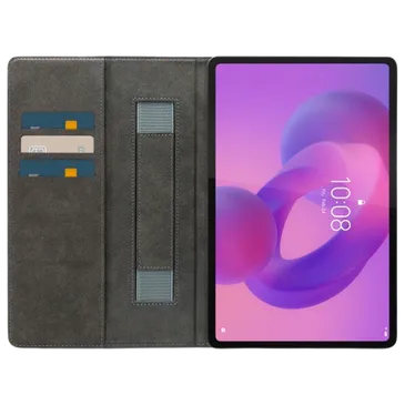 Mobilize Premium Folio PU-Leather Book Case Black Lenovo Idea Tab Plus