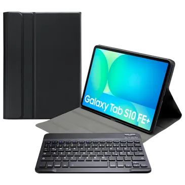 Mobilize Cuir Pu Amovible Bluetooth Keyboard Coque QWERTY Noir Samsung Galaxy Tab S10 FE+