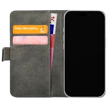 Mobilize Cuir PU Book Coque Noir Apple iPhone Air
