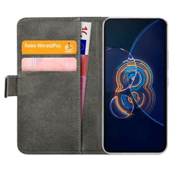 Mobilize PU-leather Book Case Black Asus Zenfone 8 Flip