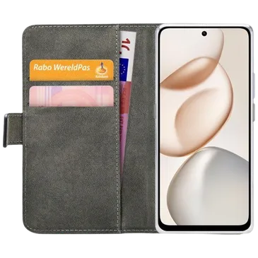 Mobilize PU-Leather Book Case Black Honor 400 Smart