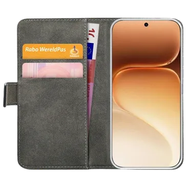 Mobilize PU-Leather Book Case Black Honor 600 Pro