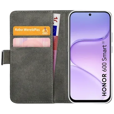 Mobilize Cuir PU Book Coque Noir Honor 600 Smart