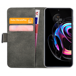Mobilize PU-leer Book Case Zwart Motorola Edge 20 Pro