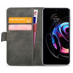 Mobilize PU-leather Book Case Black Motorola Edge 20