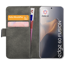 Mobilize PU-leer Book Case Zwart Motorola Edge 60 Fusion
