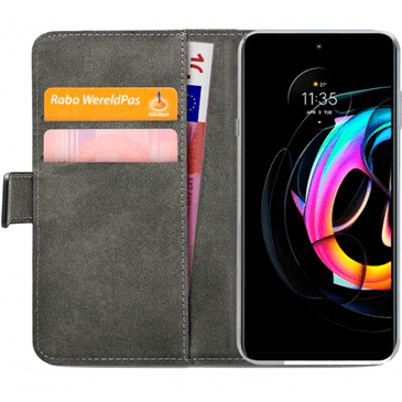 Mobilize Cuero PU Book Case Negro Motorola Edge 20 Lite