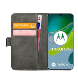 Mobilize Pu-Leather Book Case Black Motorola Moto E13