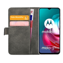 Mobilize PU-leather Book Case Black Motorola Moto G30