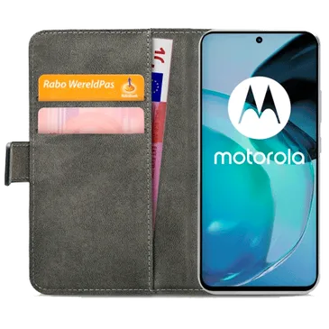 Mobilize Pu-Leather Book Case Black Motorola Moto G72