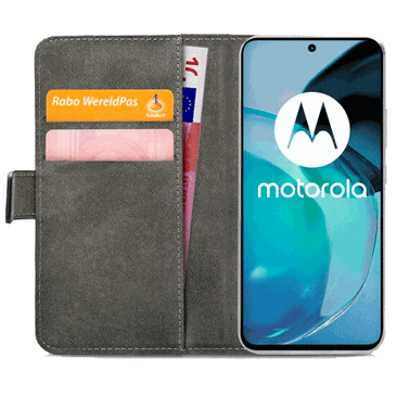 Mobilize Pu-Leather Book Case Black Motorola Moto G72