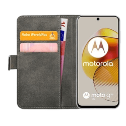 Mobilize Pu-Leather Book Case Black Motorola Moto G73