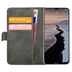 Mobilize Cuero PU Book Case Negro Nokia G10/G20