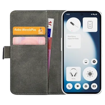 Mobilize PU-Läder Book Cover Svart Nothing Phone (3a) Lite