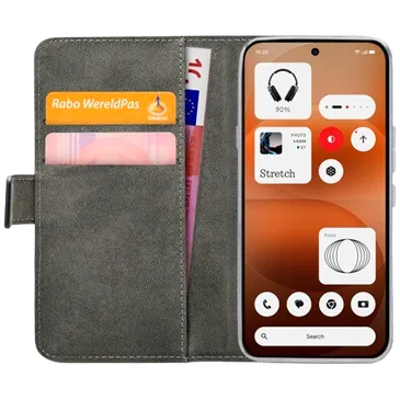 Mobilize PU-Leather Book Case Black Nothing Phone (4a) Pro