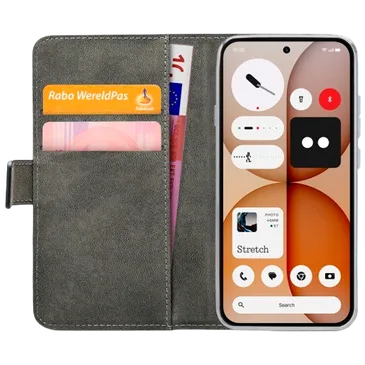 Mobilize PU-Leather Book Case Black Nothing Phone (4a)