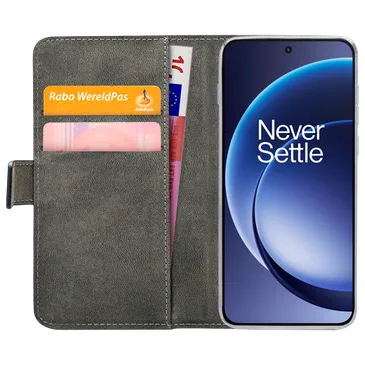 Mobilize PU-Leather Book Case Black OnePlus 15R