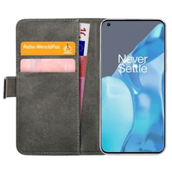Mobilize PU-leather Book Case Black OnePlus 9 Pro