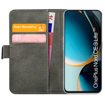 Mobilize Cuir Pu Book Coque Noir OnePlus Nord Ce 3 Lite 5G