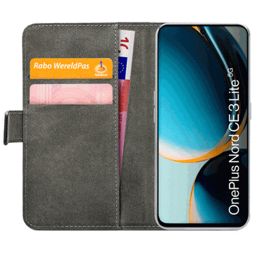 Mobilize PU-leer Book Case Zwart OnePlus Nord CE 3 Lite 5G
