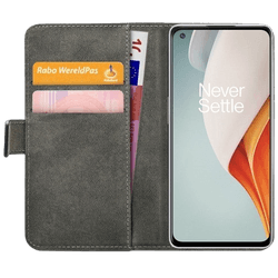 Mobilize PU-leather Book Case Black OnePlus Nord N100