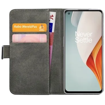 Mobilize Cuir PU Book Case Noir OnePlus Nord N100
