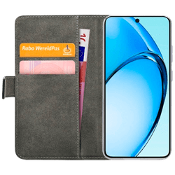 Mobilize Pu-Leather Book Case Black OPPO A60