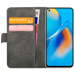 Mobilize PU-leather Book Case Svart OPPO A74 4G