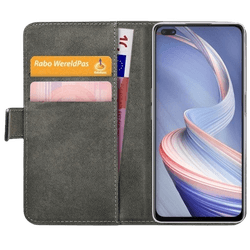 Mobilize PU-leather Book Case Black Oppo Reno 4 Z 5G