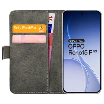 Mobilize PU-Leer Book Case Zwart OPPO Reno15 F 5G