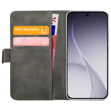 Mobilize PU-Leather Book Case Black OPPO Reno15 Pro 5G