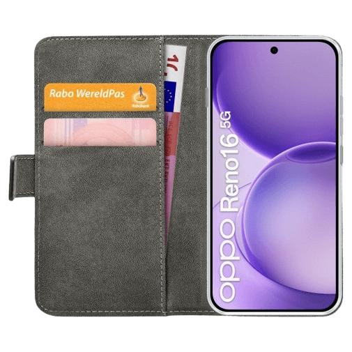 Mobilize PU-Leer Book Case Zwart OPPO Reno16 5G