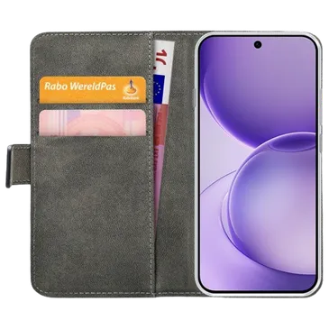 Mobilize PU-Leather Book Case Black OPPO Reno16 F 5G/Reno16 FS 5G