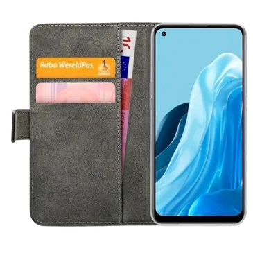 Mobilize Cuir Pu Book Coque Noir Oppo Reno7 Lite 5G/Reno8 Lite 5G