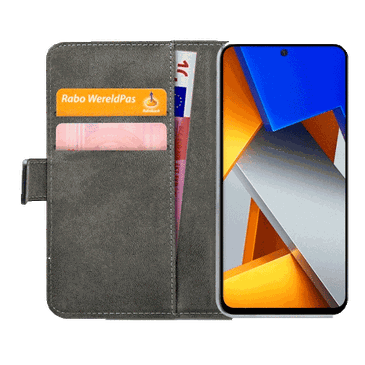 Mobilize Pu-Leather Book Case Black Poco M4 Pro