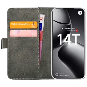 Mobilize PU-Leather Book Case Black Realme 14T