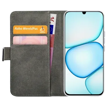 Mobilize PU-Leather Book Case Black Realme C100 5G