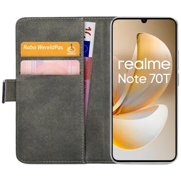 Mobilize Pelle PU Book Cover Nero Realme Note 70T