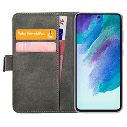 Mobilize PU-leather Book Case Black Samsung Galaxy S21 FE