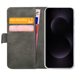 Mobilize PU-Leather Book Case Black Samsung Galaxy S25 Edge