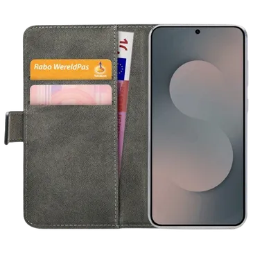 Mobilize PU-Leder Book Hülle Schwarz Samsung Galaxy S25 FE/S26 FE