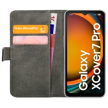 Mobilize Cuir PU Book Coque Noir Samsung Galaxy Xcover 7 Pro